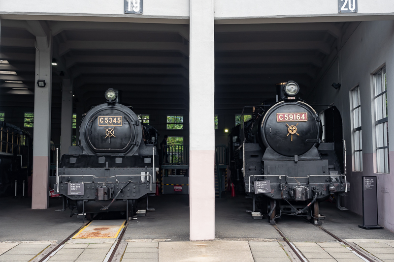 京都鉄道博物館のC53とC59